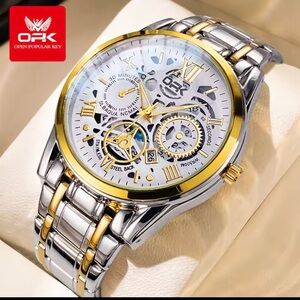 OPK Two-Tone Silver and Gold Watch